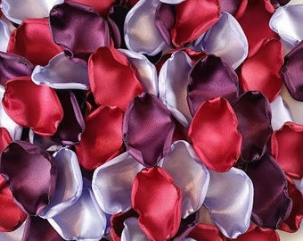 Purple wedding Maroon petals Lavender Lilac Decor Purple bridal shower Lavender Wedding