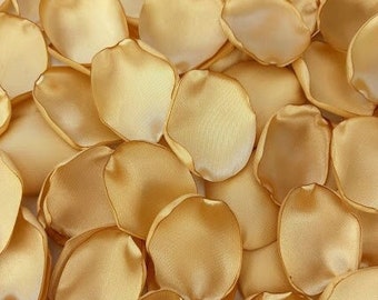 Gold wedding petals Gold flower petals Gold party decor Bridal shower