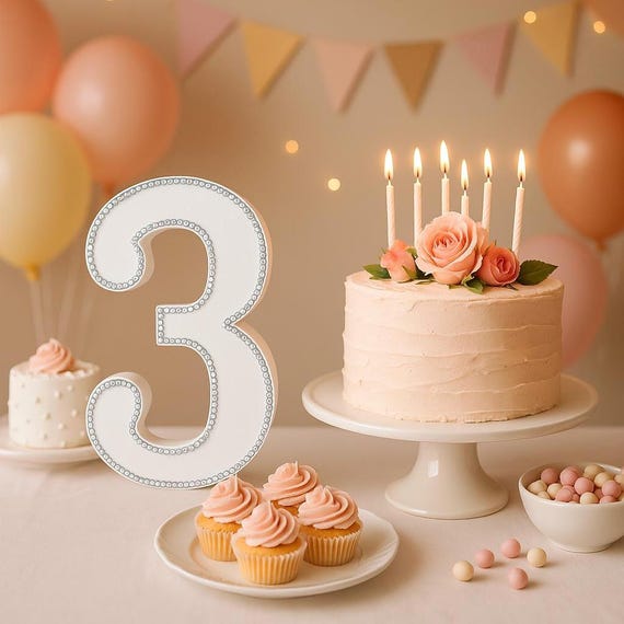 Year Old Birthday Dessert Table Decor Monthly Milestone Table