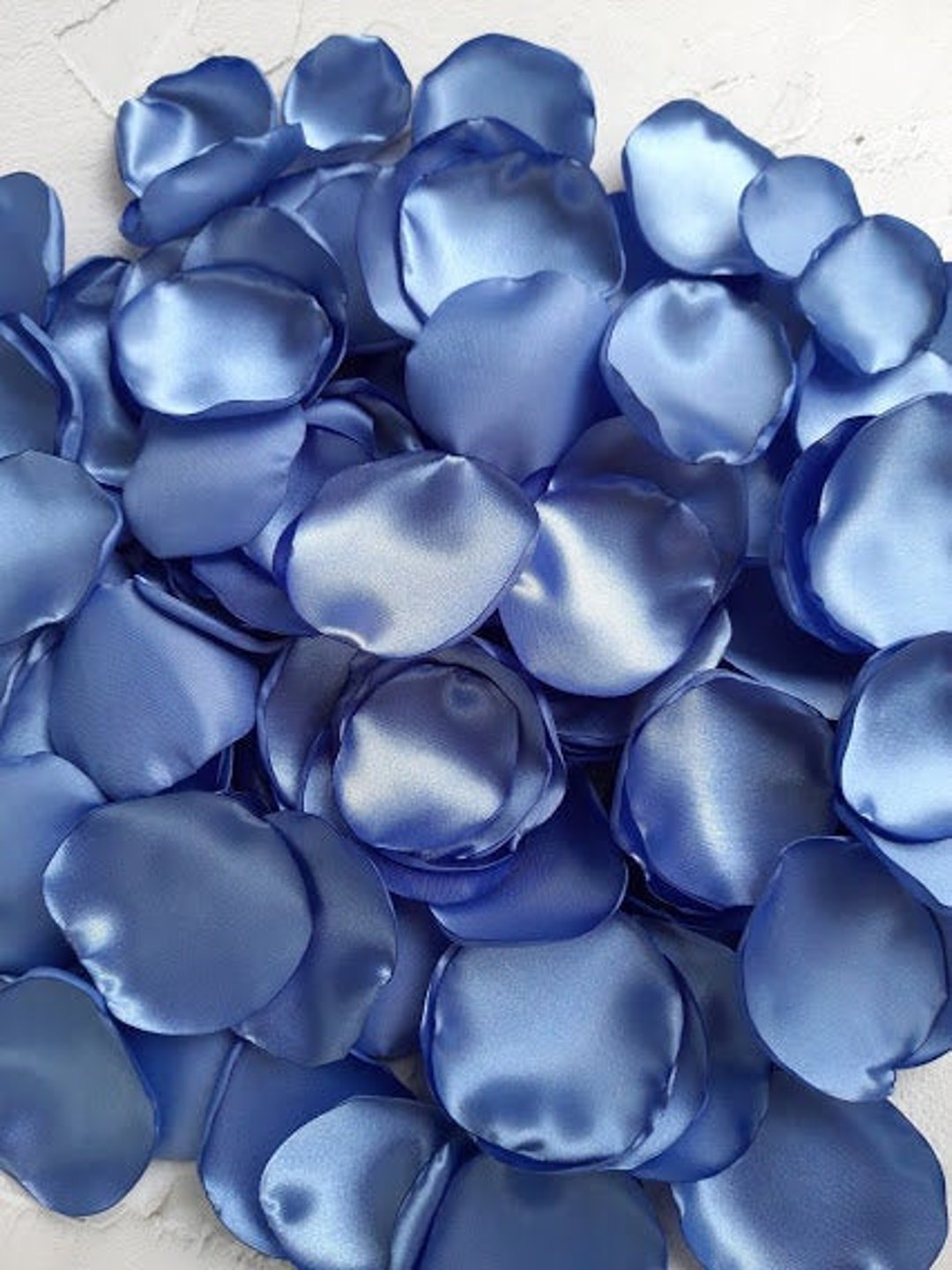 Steel Blue Wedding Blue Flower Petals Dusty Blue Decor Etsy