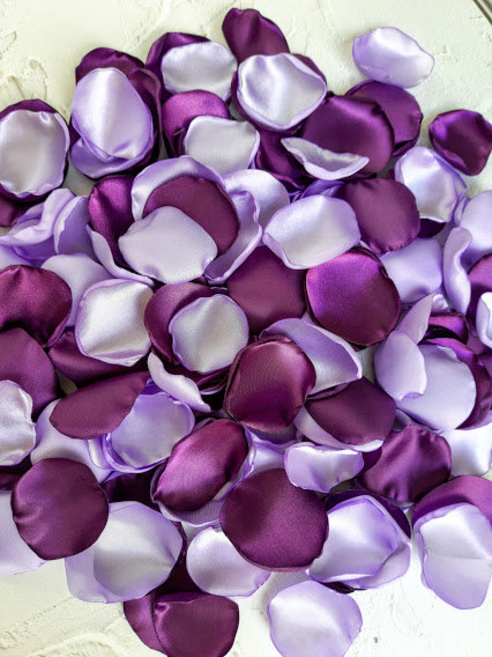 Purple wedding Lavender rose petals Etsy