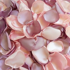 Dusty mauve wedding Blush pink decor Light mauve decor Bridal shower Wedding table decor Ceremony Flower girl basket image 1
