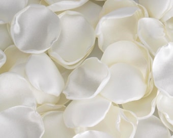 Ivory Wedding Rose Petals Flower girl basket Elegant Ceremony Aisle Table Decor