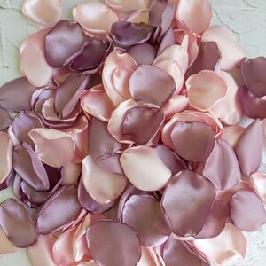 Dusty mauve wedding Blush pink decor Light mauve decor Bridal shower Wedding table decor Ceremony Flower girl basket image 2