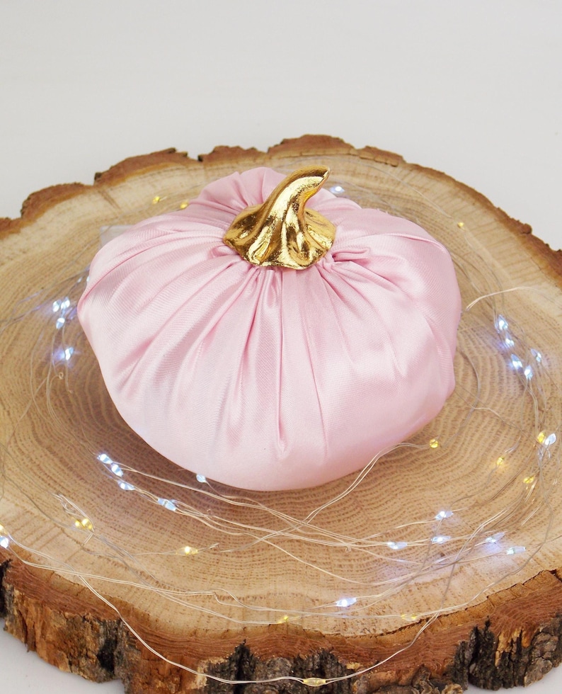 Coquette Pink Pumpkin Decor Fall Pumpkins Pink Halloween Decor Elegant