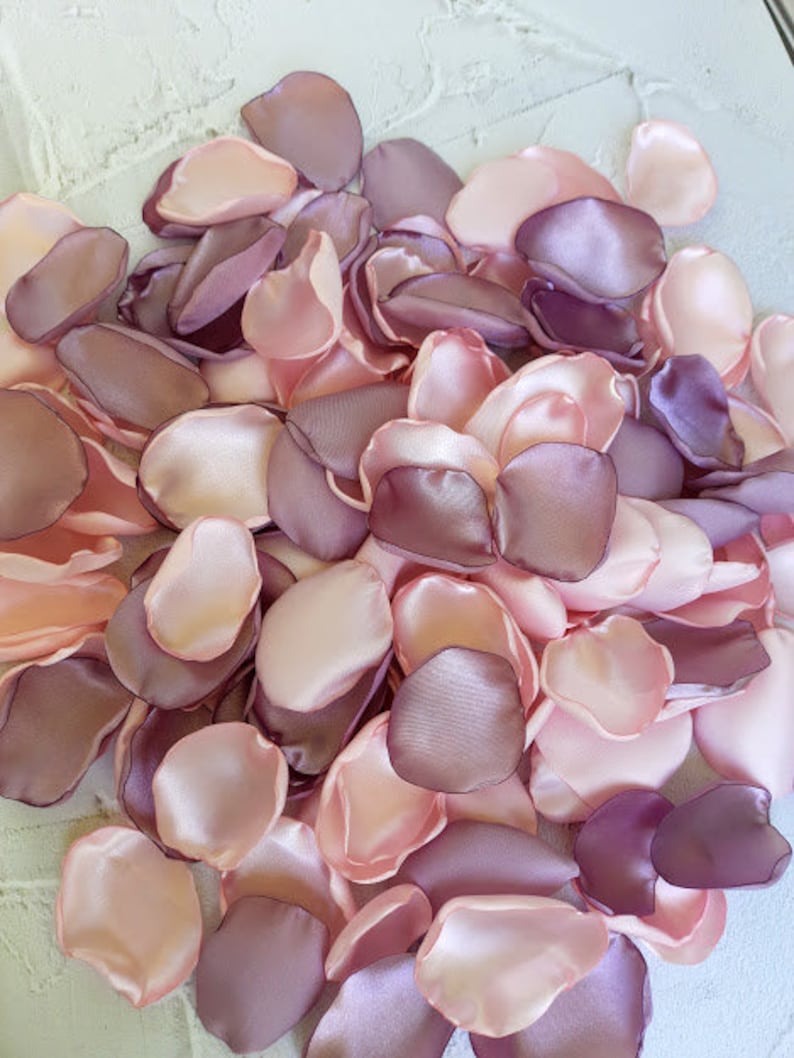 Dusty mauve wedding Blush pink decor Light mauve decor Bridal shower Wedding table decor Ceremony Flower girl basket image 6