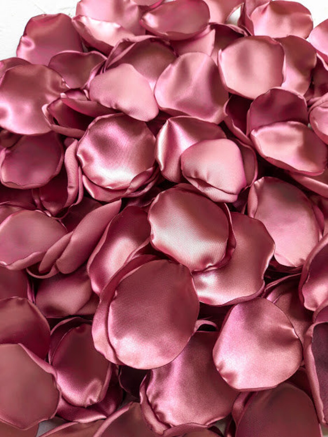 Mauve wedding decor Dusty mauve pink rose petals Dusty rose Etsy