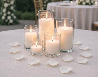 White wedding table centerpiece Rose petals Flower Girl Basket Luxury modern wedding decor