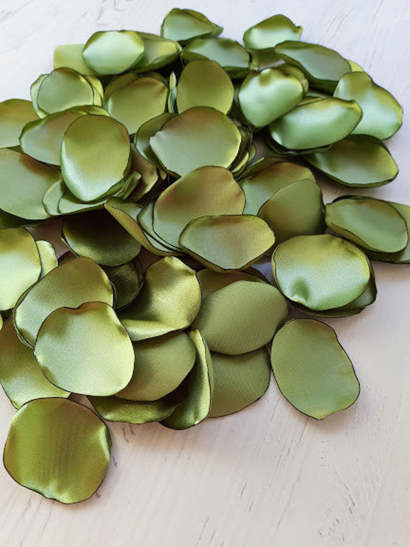 Sage green decor. Green rose petals 200 pcs Etsy
