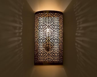 Traditional Moroccan sconce, Moroccan sconce, sconce light, wall lamp decor