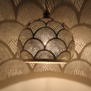 Moroccan Light Fixtures-Pendant Lighting-Moroccan, Simple Moroccan pendant lamp