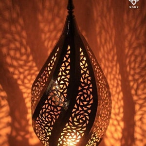 Große spiralförmige Tischlampe, 100 % handgefertigt
