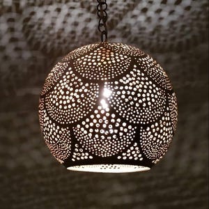 Moroccan style handmade hanging lamp - Moroccan hanging lamp