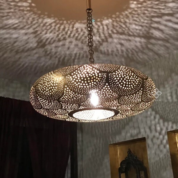 Moroccan Chandelier ceiling lamp for art lovers - Moroccan Pendant Light - New Home Decor Lighting