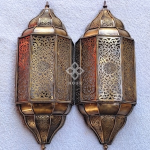 Traditional wall sconce 100% handmade Moroccan lighting image 6