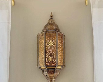 Traditionele wandlamp, 100% handgemaakt, Marokkaanse verlichting