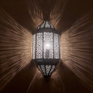Traditional wall sconce 100% handmade Moroccan lighting image 8