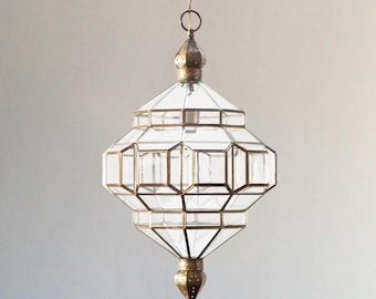 Milky Glass Lighting, style Elegance Filigrain pendant light, White Ceiling Chandelier, Simple Moroccan Pendant Lamp