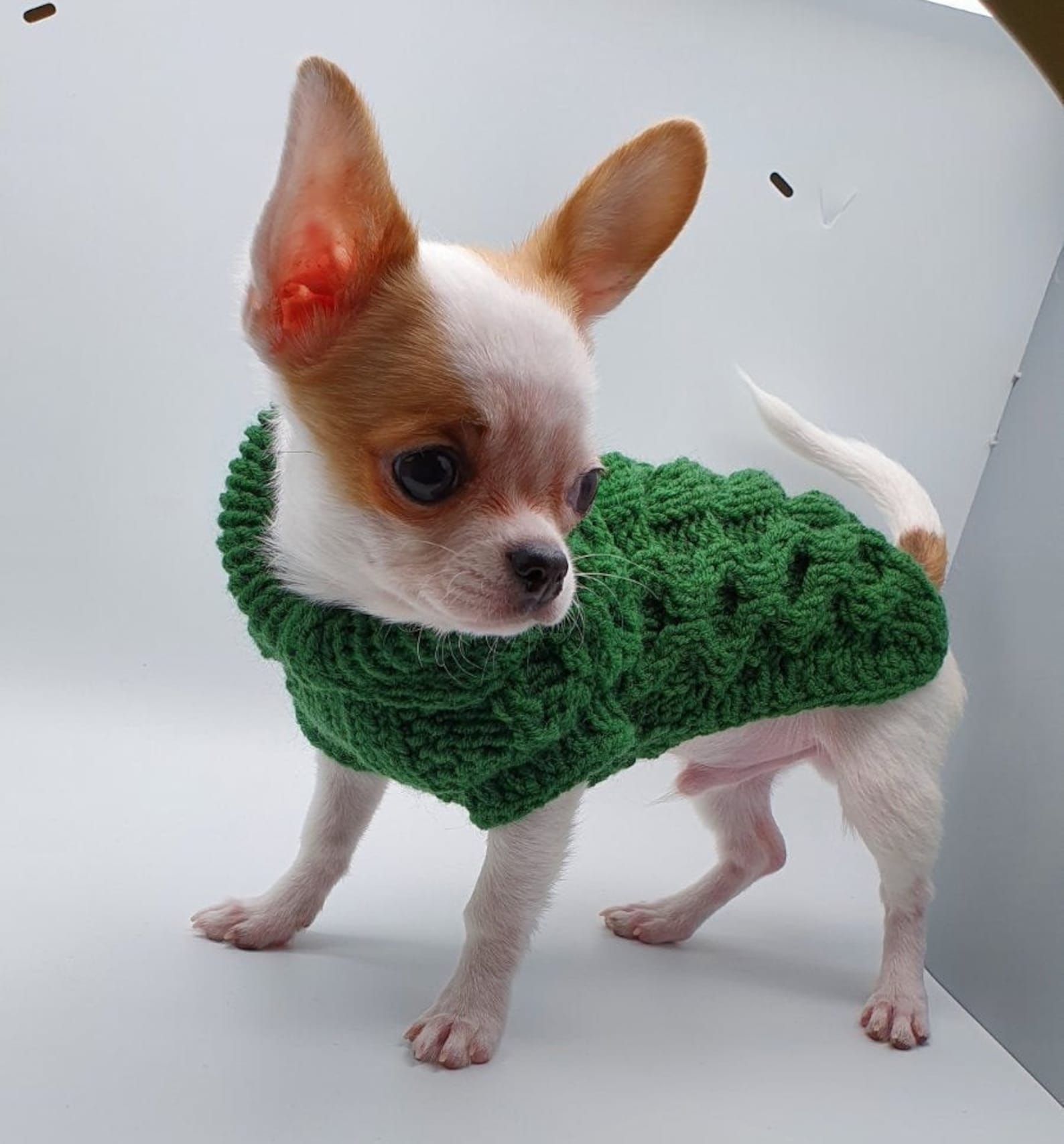 Small chihuahua dog clothes Pink dog sweater for girl Etsy