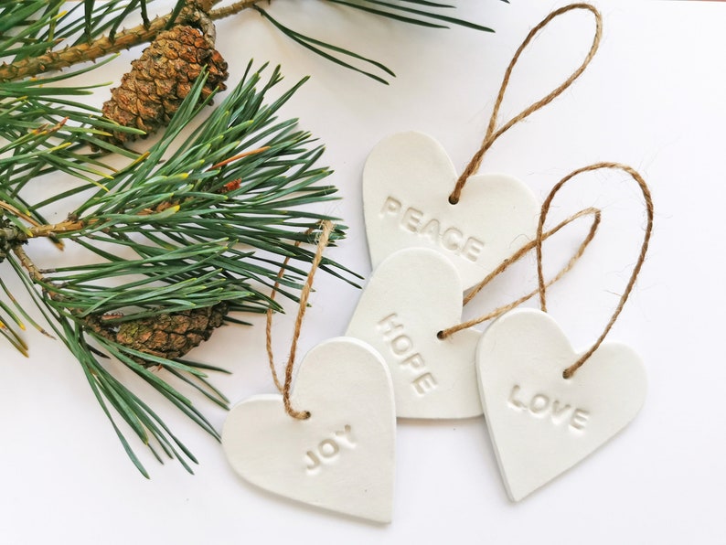 White Christmas Tree Decorations Home Decor Christmas Gift Etsy UK