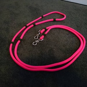 Rope training reins with knots image 4