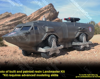 Damnation Alley Landmaster kit de modelo de resina_ sin montar