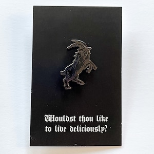 The VVitch Inspired || Black Phillip || Occult || Enamel pin badge