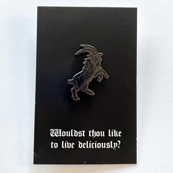 The VVitch || Black Phillip || Occult || Enamel pin badge