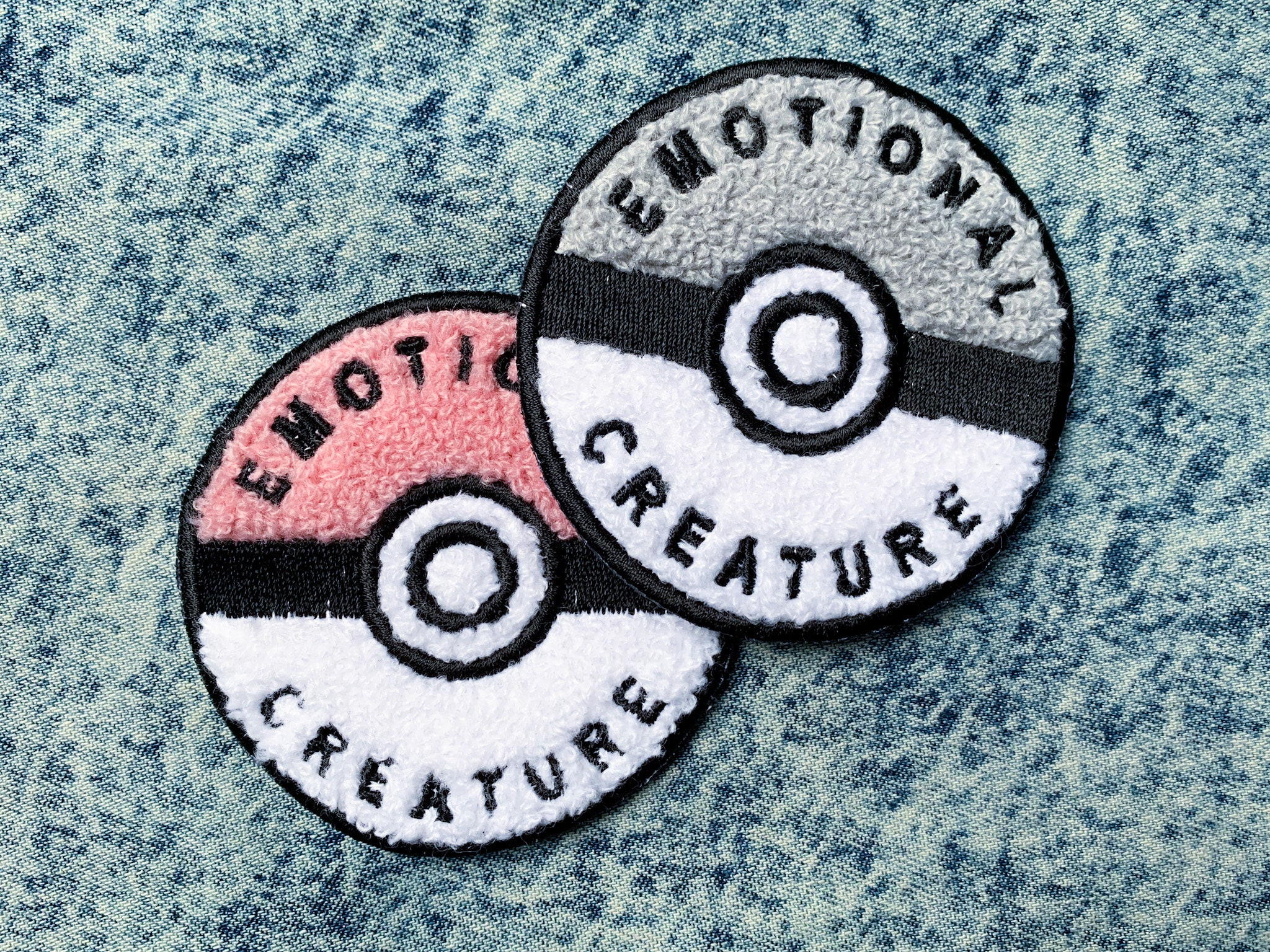 Emotional Creature || Pokemon || Pokeball - Chenille Patch