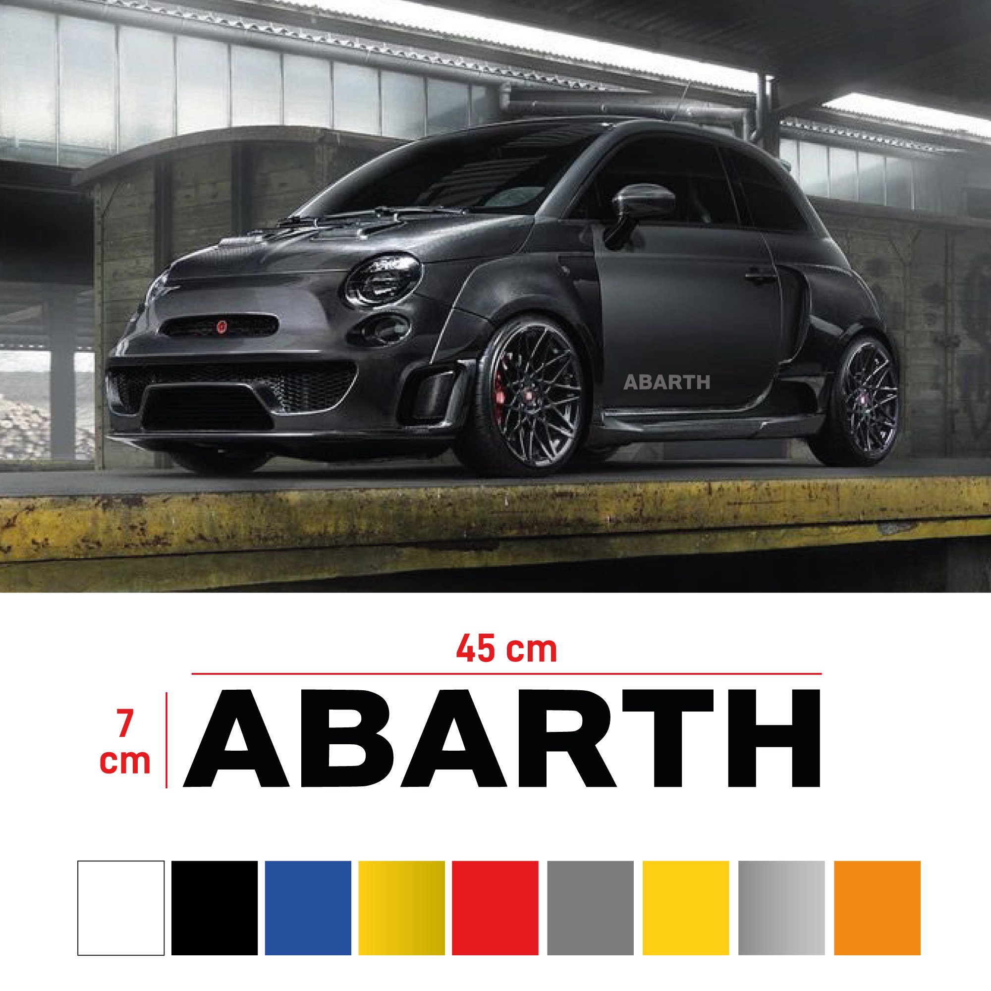 Aufkleber passend für Abarth Frontscheiben Aufkleber - FIA0060
