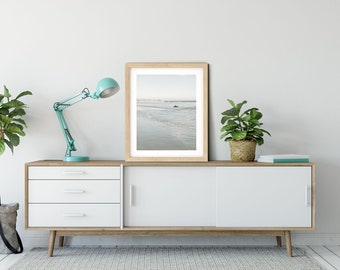 Beach Print, Digital Print, Horizontal Wall Art, Pastel Prints, Art ...