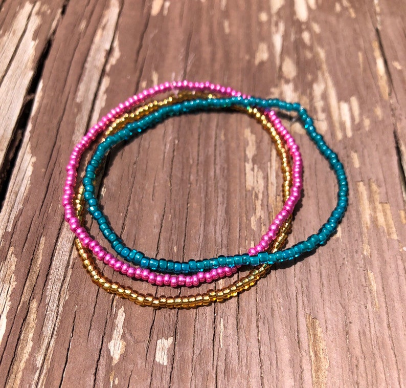 Seed Bead Bracelets Stackable Good Gift VSCO Etsy