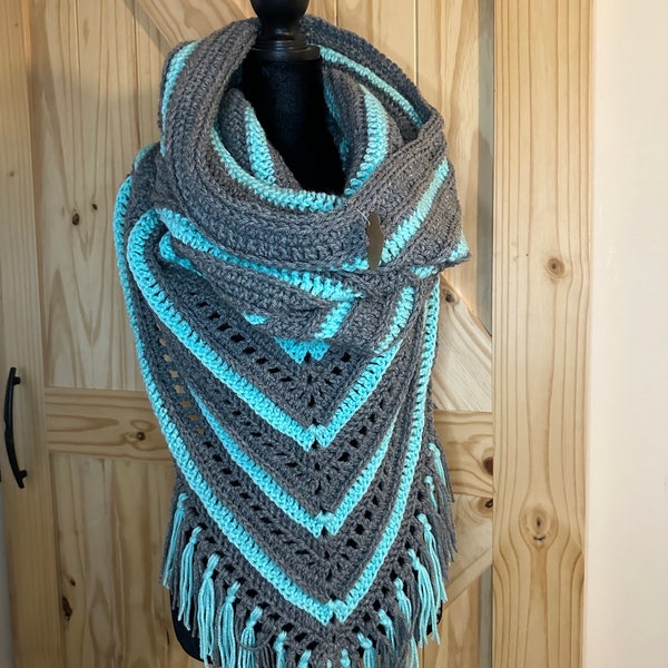 Wild oleander hooded scarf