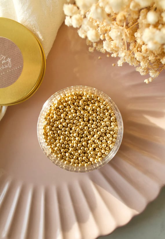 Gold sprinkles 2mm - 100g