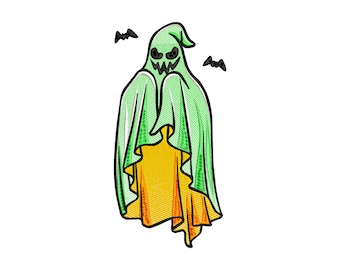 Ghost-borduurontwerp, Halloween-machineborduurbestand