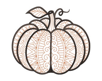 Motifs de broderie citrouille, motifs de broderie d'automne