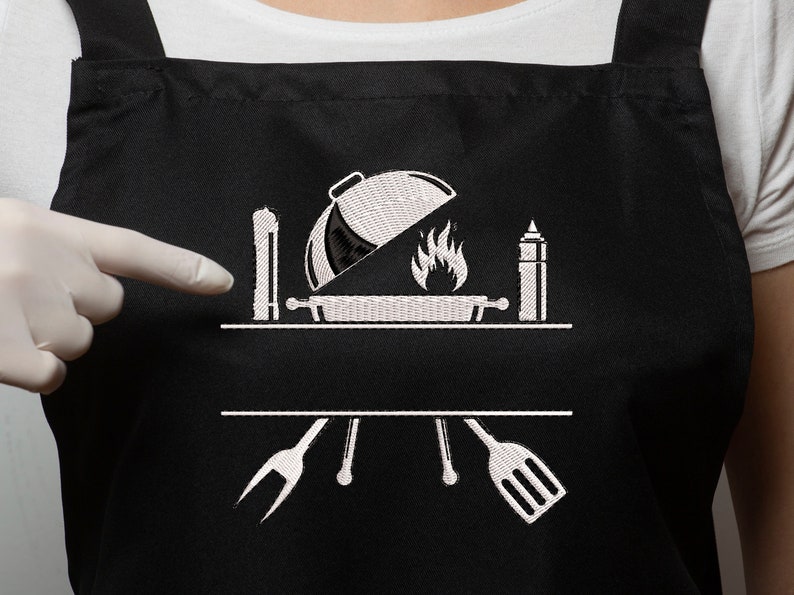 Split Grilling Tools Frame Machine Embroidery Design BBQ Etsy