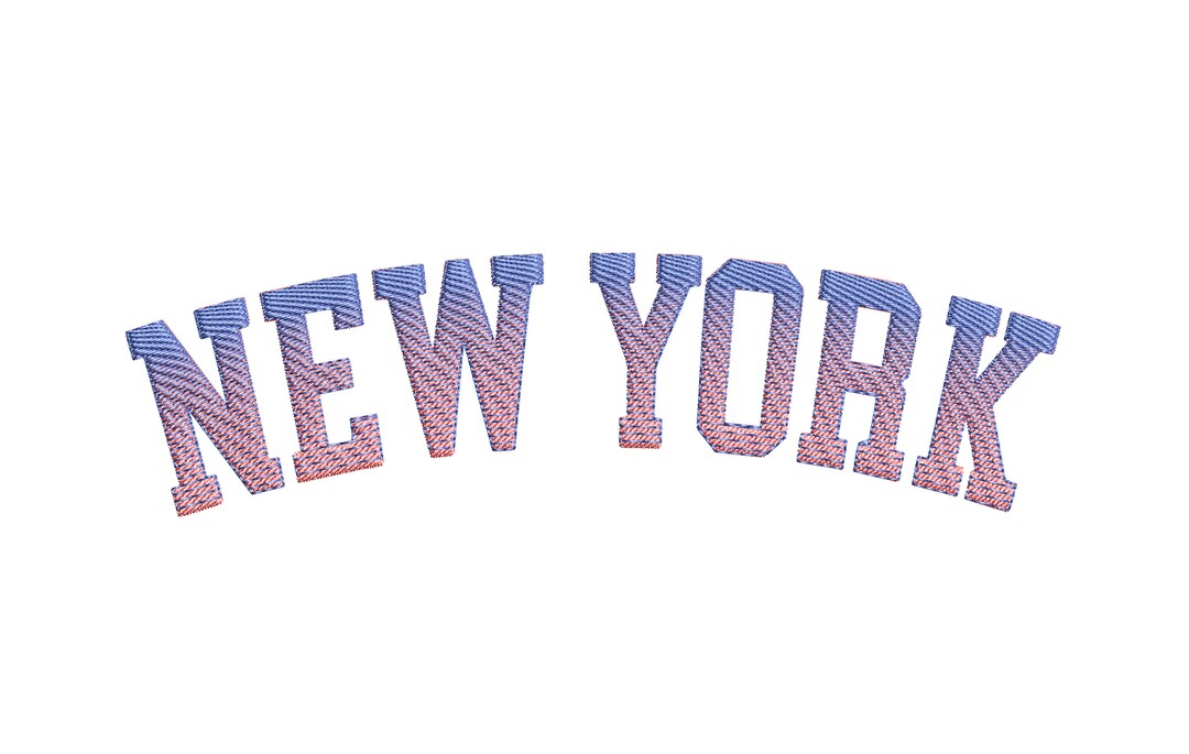 New York Machine Embroidery Design 6 Size INSTANT DOWNLOAD Etsy