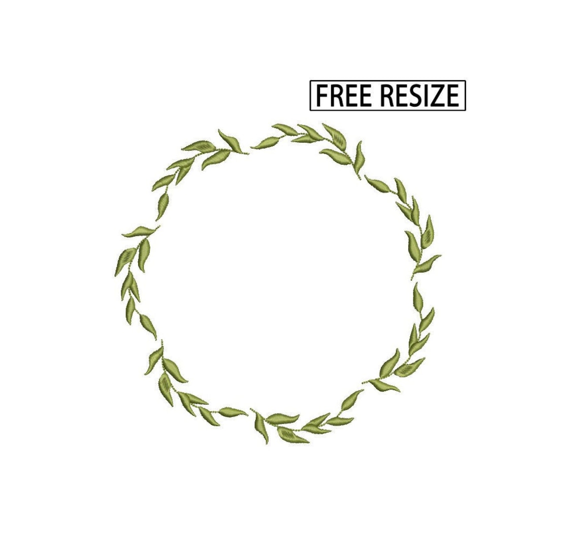 Leaf wreath machine embroidery design monogram frame  etsy Leaf wreath machine embroidery design monogram frame  etsy