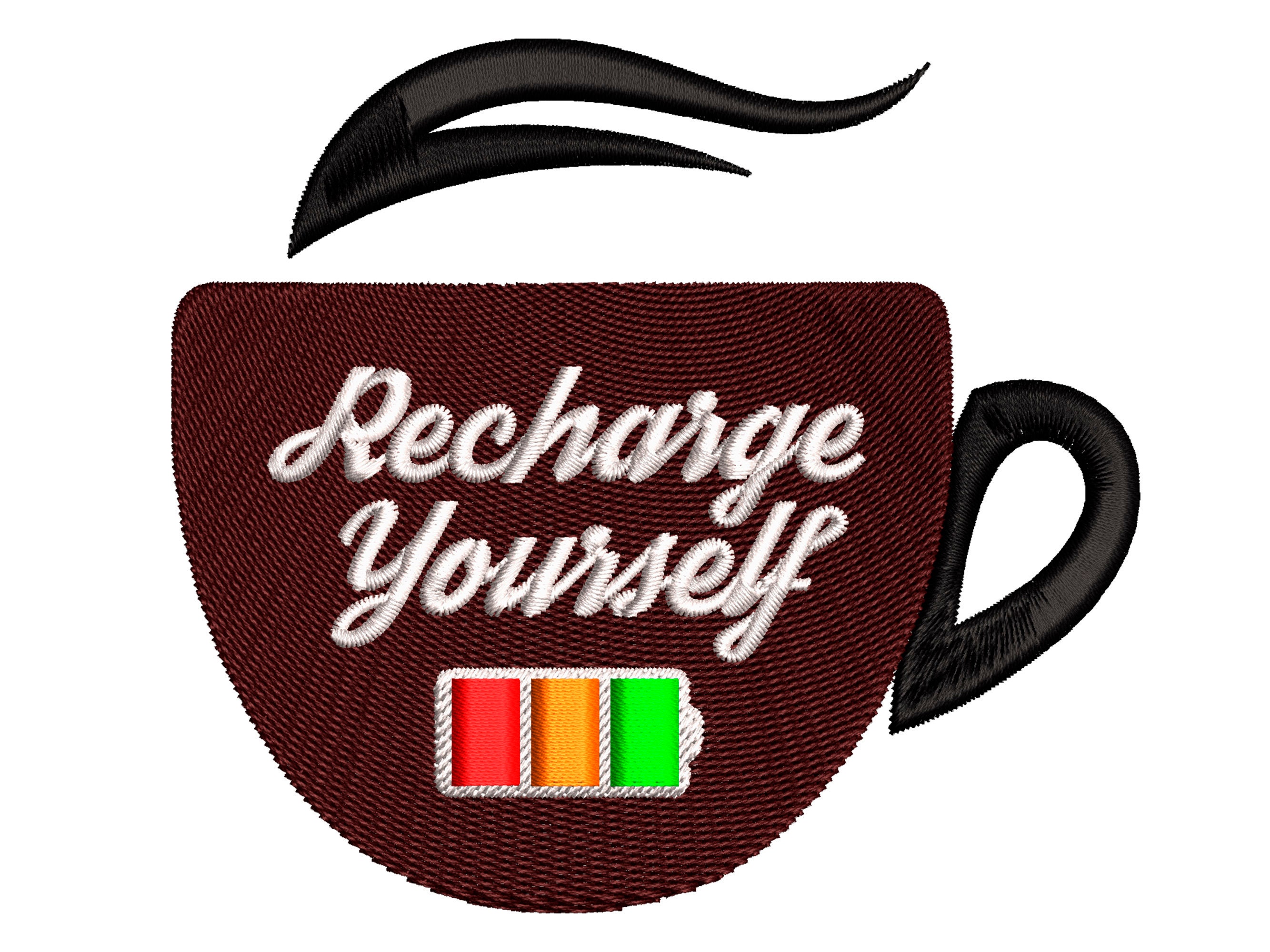 Recharge Yourself Embroidery Design A Cup Of Coffee Machine Etsy recharge-yourself-embroidery-design-a-cup-of-coffee-machine-etsy