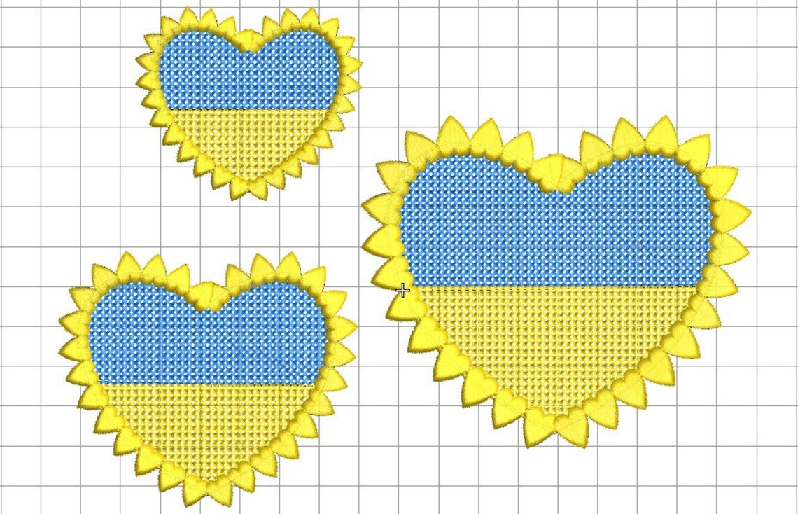 Save Ukraine Machine Embroidery Design Ukraine Sunflower Etsy