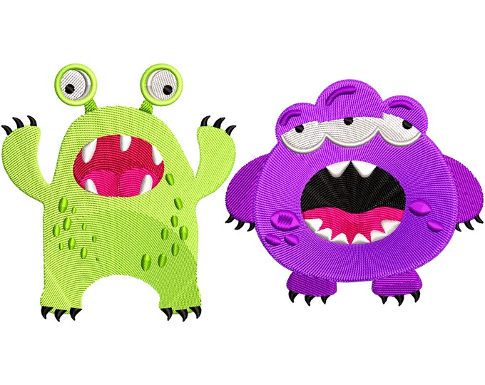 Monster Embroidery Pattern This item is unavailable - Etsy