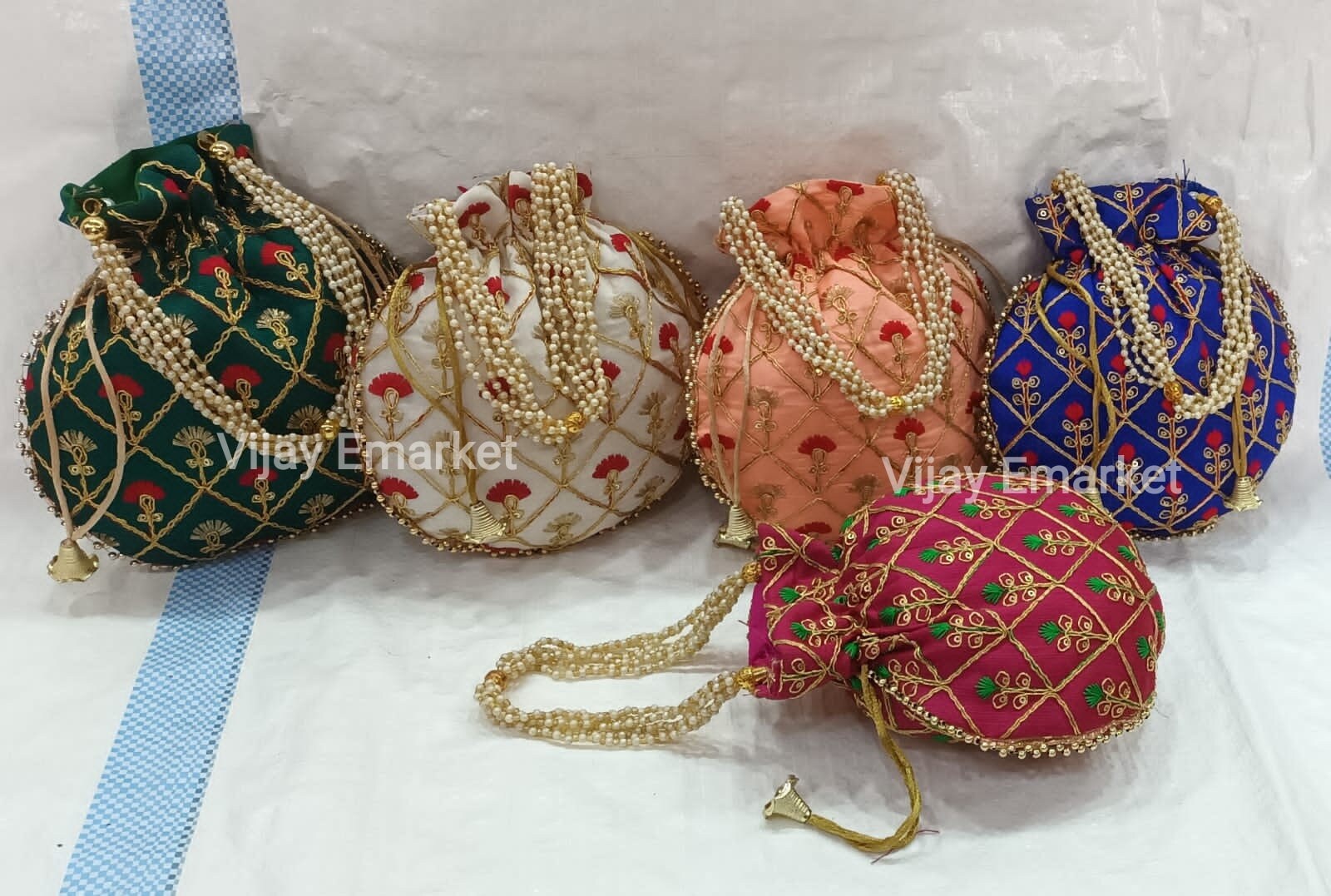 Potli Bags Exporter,Wholesale Potli Bags Supplier from Faridabad India