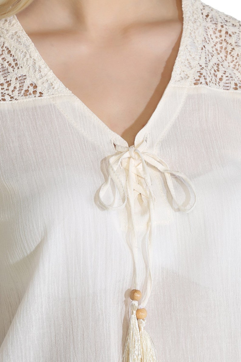 Bridesmaids or engagement lace blouse Lace womens blouse Lace tops White blouse 60s blouse Linen shirt top Linen sleeveless blouse