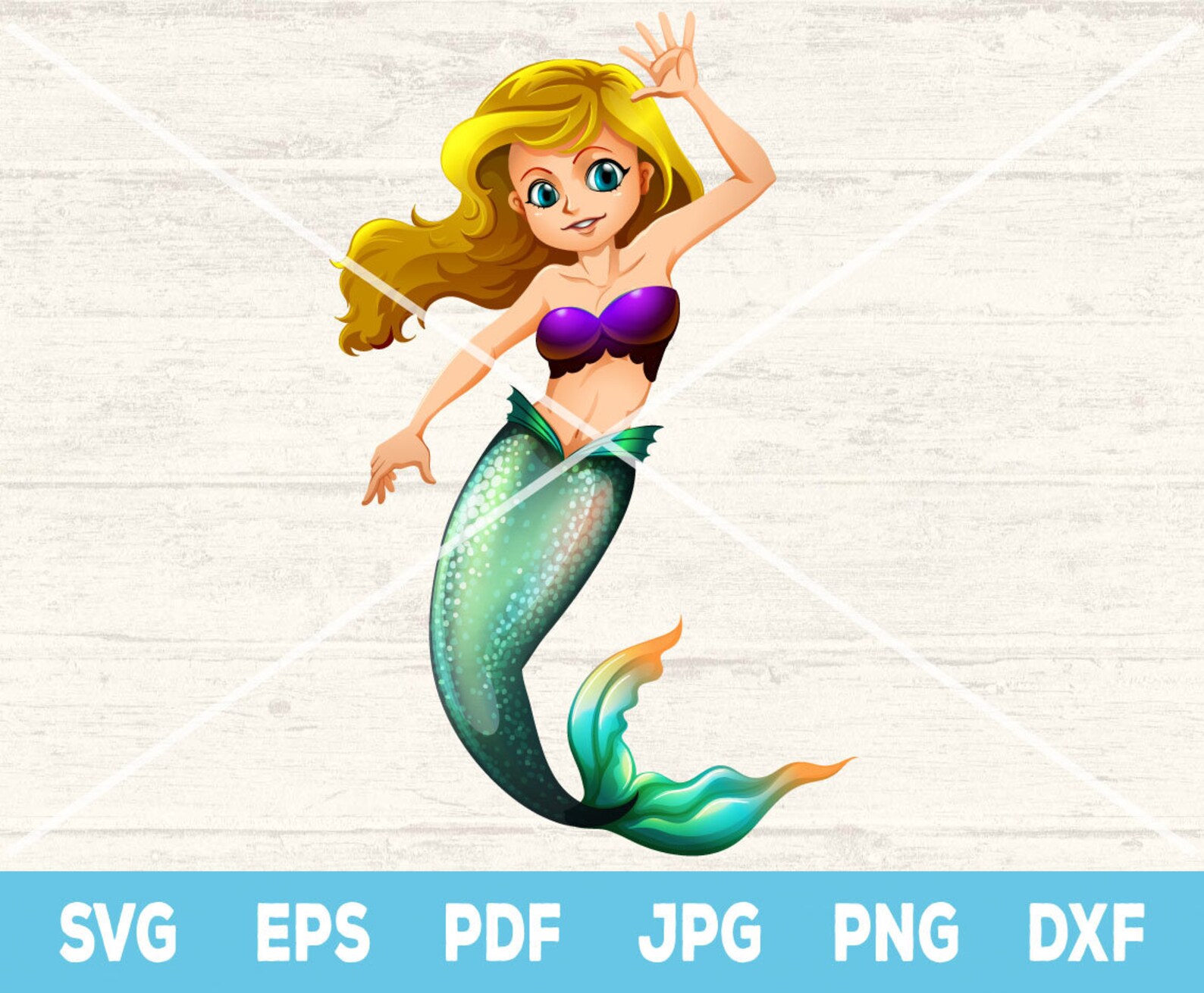 Little mermaid svg Mermaid svg bundle mermaid cut file | Etsy