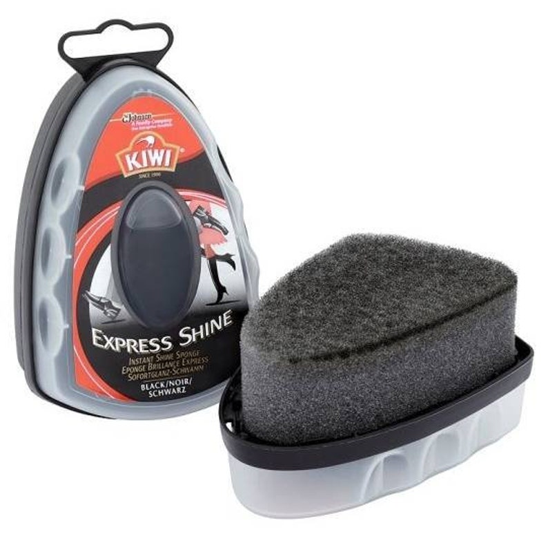 Kiwi Shine Sponge Select Express Shine Sponge cleans polishes brown leather NEW