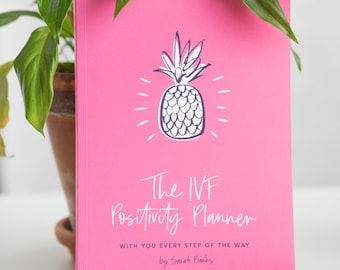 Planificador de positividad para FIV: diario guiado para FIV, actividades de coaching, diario de FIV, agenda de FIV, planificador de FIV, escrito por un coach de fertilidad.