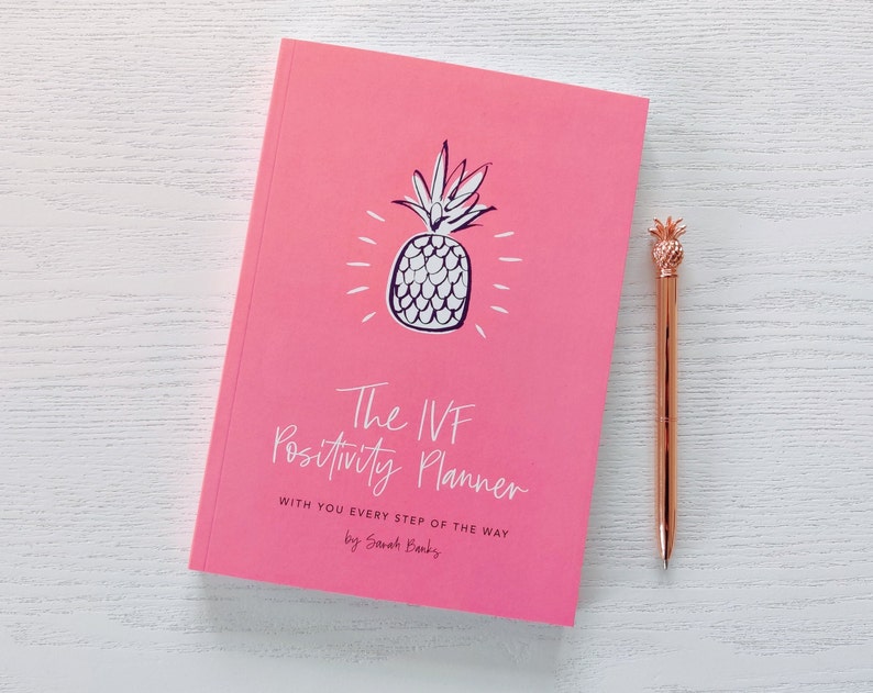 IVF Positivity Planner IVF Journal IVF Diary written by a image 1