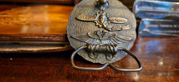 Boucle De Ceinture Vintage 1977 Captain Hawk 'Sky Patrol' - Modèle Rare A L, Occasion