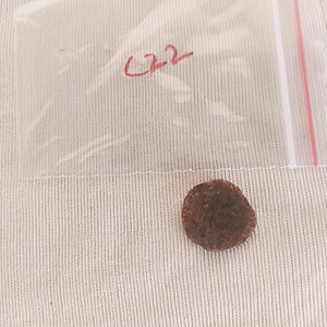 Old Mughal Empire Copper Coin: Rare Vintage Indian Currency, Numismatist Collectible